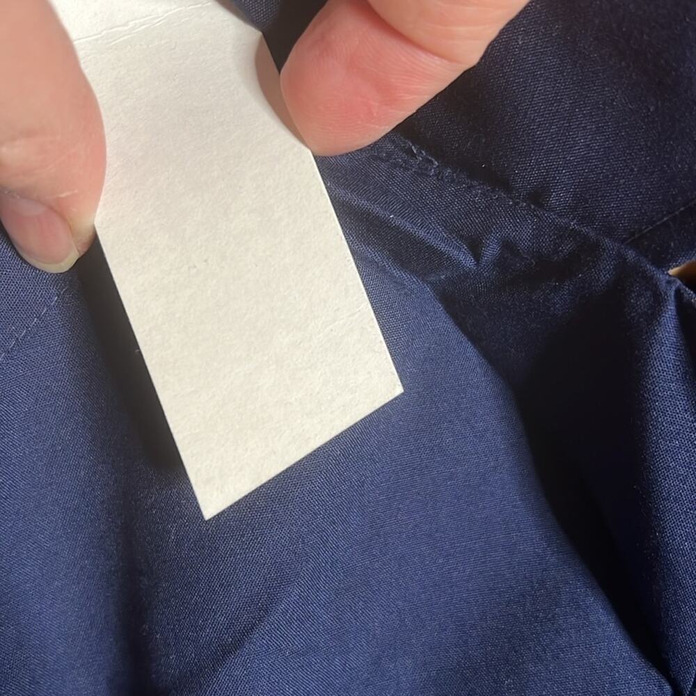 Vintage Supreme Permanent Press Work Shirt Blue Utility Button Down Korea Sz 1X - Picture 12 of 14